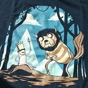 Adventure time X where the wild things are tee